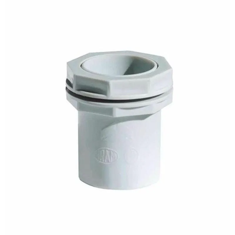 Conector plástico para caño métrico Huferjo
