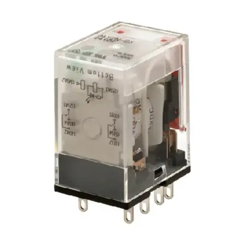 Relé auxiliar enchufable CNC